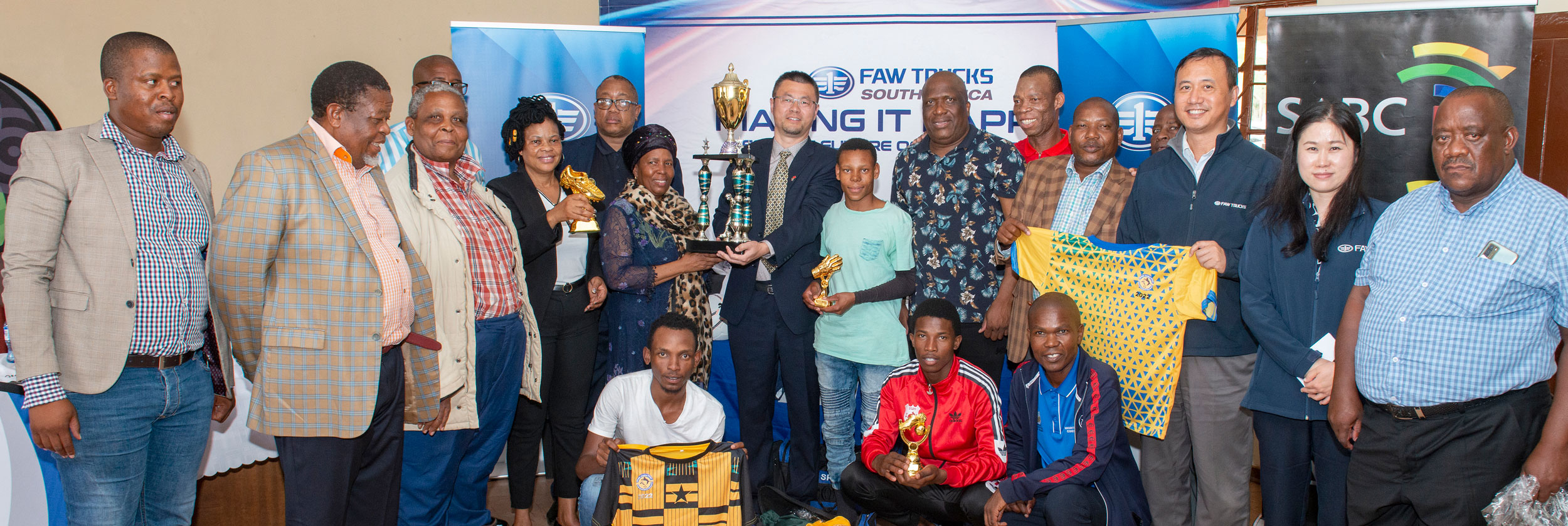 FAW TRUCKS SUPPORTS FUTURE SOCCER STARS